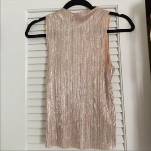 Champagne Eri + Ali high neck top